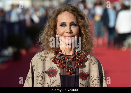 Marisa Berenson assiste à la cérémonie de clôture tapis rouge dans le cadre du 35e Festival du film Cabourg à Cabourg, France, le 12 juin 2021. Photo d'Aurore Marechal/ABACAPRESS.COM Banque D'Images