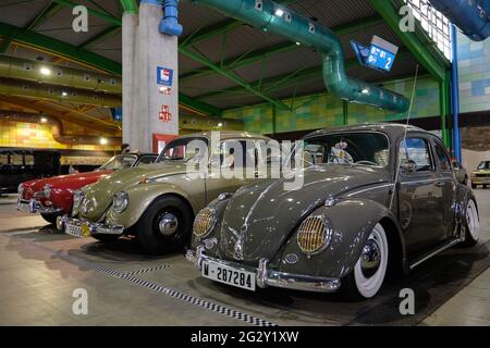 Volkswagen Beetle au Retro Malaga 2021, Andalousie, Espagne. Banque D'Images