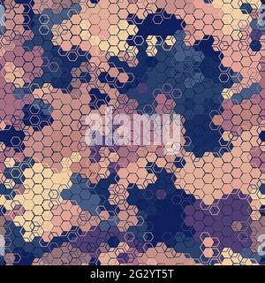 Arrière-plan de camouflage. Classic style vêtements camo masquage répéter l'impression Illustration de Vecteur