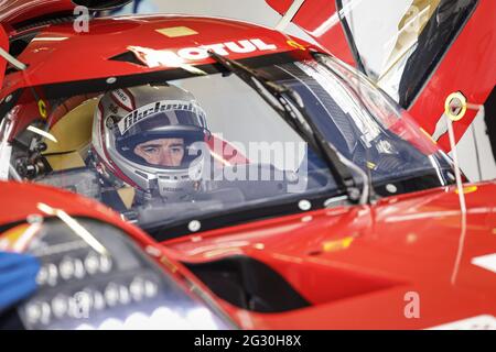 Portimao, Algarve, Portugal. 13 juin 2021. DUMAS ROMAIN (FRA), GLICKENHAUS RACING, GLICKENHAUS 007 LMH, PORTRAIT pendant les 8 heures de Portimao, 2ème tour du Championnat mondial d'endurance 2021 de la FIA sur le circuit International de l'Algarve, du 11 au 13 juin 2021 à Portimao, Algarve, Portugal - photo François Flamand / DPPI / LiveMedia crédit: Agence photo indépendante/Alamy Live News Banque D'Images