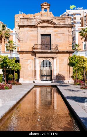 Chapelle du Port de Málaga. Chapelle de l'Immaculée conception. Situé dans le complexe touristique de Muelle Uno. Port de Málaga. Málaga, Andalucía, Spa Banque D'Images