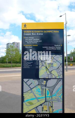 Copper Box Arena, parc olympique Queen Elizabeth, Stratford, Londres, E20, Angleterre, Royaume-Uni, Europe. Banque D'Images