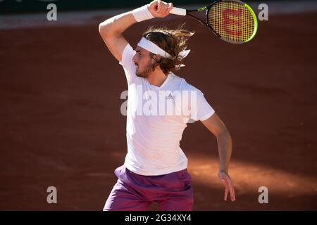 Paris, France. 13 juin 2021. Participe à l'Open de France 2021 à Roland Garros le 13 juin 2021 à Paris, France. Photo de Laurent Zabulon/ABACAPRESS.COM crédit: Abaca Press/Alamy Live News Banque D'Images