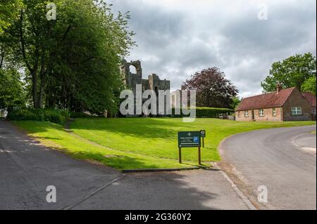 Maison d'entrée du château d'etal Banque D'Images