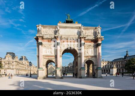FRANCE. PARIS (75) CARROUSEL DU LOUVRE Banque D'Images