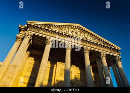 FRANCE. PARIS (75) PLACE DU PANTHÉON EN FIN D'APRÈS-MIDI. Banque D'Images