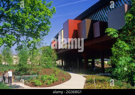 FRANCE PARIS (75) 7ÈME ARRONDISSEMENT, MUSÉE DES ARTS PREMIERS MINISTRES, MUSÉE DU QUAI BRANLY Banque D'Images