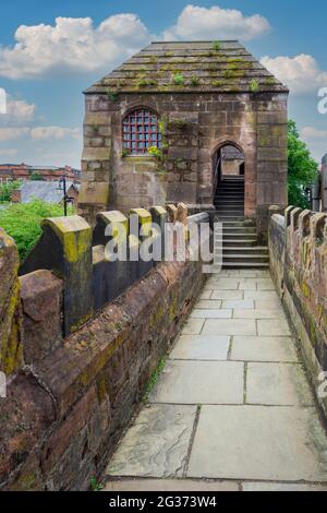 Le mur romain de Chester, Cheshire Banque D'Images