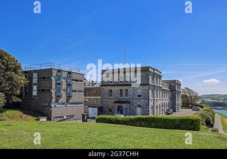 Les locaux de la Marine Biological Association au Laboratoire, Citadel Hill, à l'extrémité est de Plymouth Hoe Banque D'Images