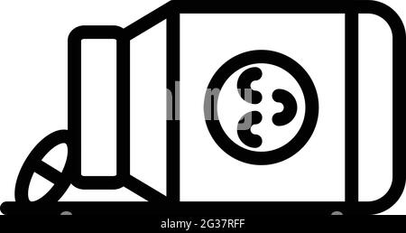 Icône de pilules médicales. Outline Medical Pills Vector icône pour la conception de sites Web isolé sur fond blanc Illustration de Vecteur