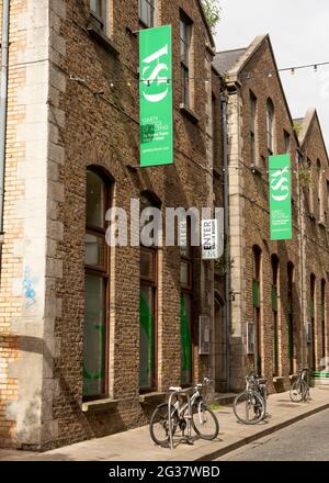 La Gaiety School of en action à la National Theatre School of Ireland à Essex St W, Dublin, Irlande Banque D'Images