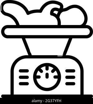 Illustration Vectorielle De L Icone Representant Une Ligne De Balance Pour Nouveau Ne Image Vectorielle Stock Alamy