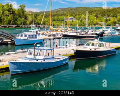 Northeast Harbor, Mount Desert Island, Maine, USA Banque D'Images