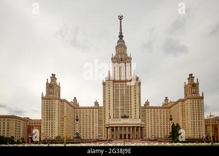 Université d'État de Lomonosov à Moscou Banque D'Images