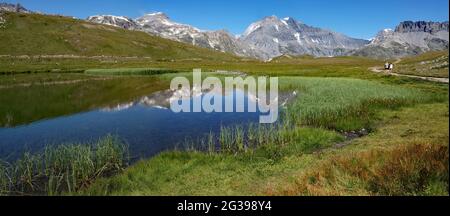 Plan du Lac, Termignon, France Banque D'Images