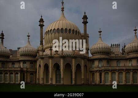 Royal Pavilion, un palais dans le centre de Brighton, en Grande-Bretagne Banque D'Images