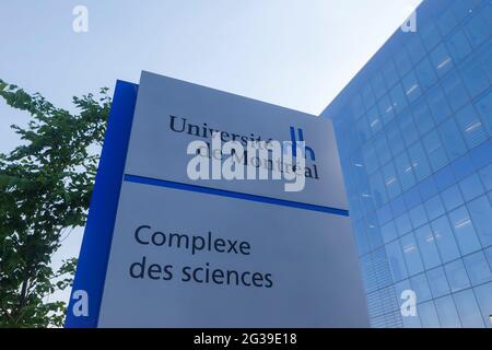 Complexe des sciences de l'Université de Montréal, Montréal (Québec) Banque D'Images