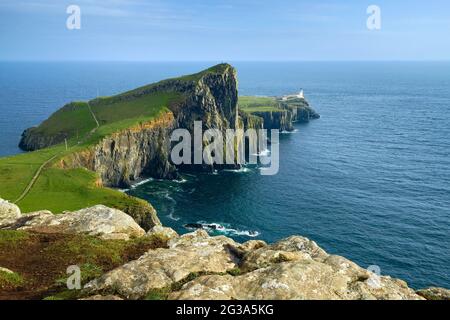 Neist Point Lighthouse Banque D'Images