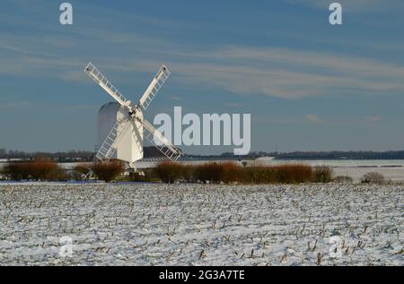 Chillenden Windmill, Kent, Angleterre Banque D'Images