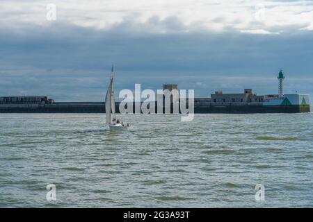 Le Havre, France - 05 30 2019 : Port 2000 Banque D'Images