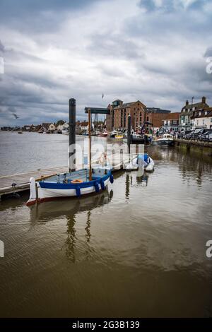 Port de Wells-Next-the-Sea, Norfolk, Angleterre Banque D'Images