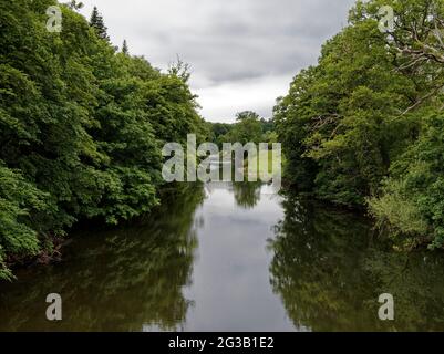 Glanusk Estate, Crickhowell, Powys. Pays de Galles, Royaume-Uni Banque D'Images