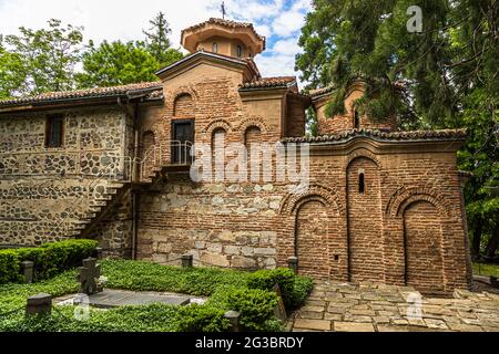 L'église Boyana est richement décorée avec des fresques du Xe siècle, Sofia, Bulgarie Banque D'Images