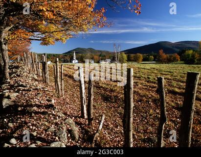 Tamworth, New Hampshire en automne Banque D'Images