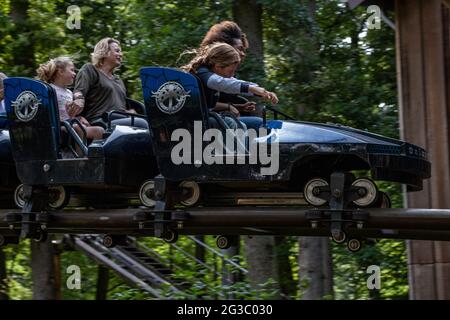 Série de photos de Duinrell Theme Park the Netherlands inc Flacon, Dragonfly Wild Wings Splash Summer vaction Fun Banque D'Images