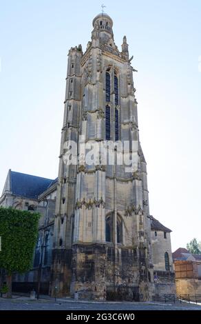 Église Saint-Jacques à Compiegne, département Oise de Picardie, Nord de la France. Banque D'Images