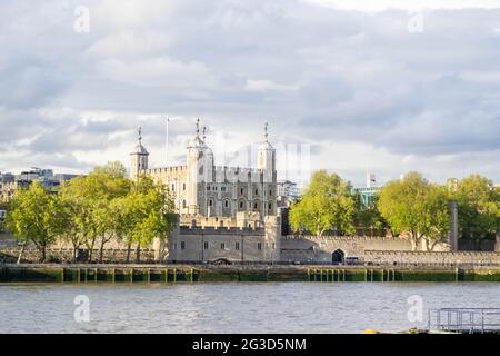 LONDRES, ANGLETERRE- 15 mai 2021 : Tour de Londres à Londres Banque D'Images