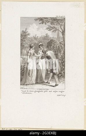Sur une côte de parc, la main d'un homme d'une femme, j'ai laissé ce lieu béni marqué de mes yeux. . Banque D'Images