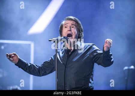 Raphael se déroule au Festival Jardins de Pedralbes, Barcelone, 13 juin 2021. Photographe: ALE Espaliat Banque D'Images