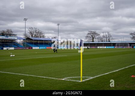 Solihull, Angleterre 28 mars 2021. Barclays FA Women's Super League match entre Birmingham City Women et Bristol City Women. Banque D'Images