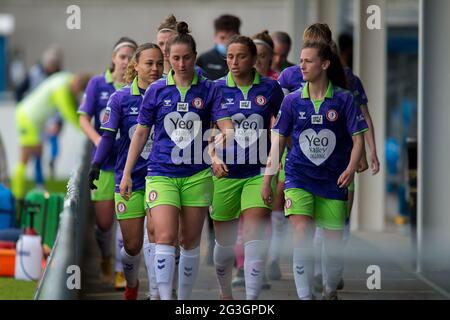 Solihull, Angleterre 28 mars 2021. Barclays FA Women's Super League match entre Birmingham City Women et Bristol City Women. Banque D'Images