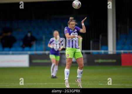 Solihull, Angleterre 28 mars 2021. Barclays FA Women's Super League match entre Birmingham City Women et Bristol City Women. Banque D'Images