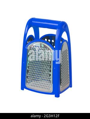 Râpe en plastique bleu Banque D'Images