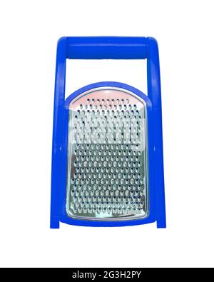 Râpe en plastique bleu Banque D'Images