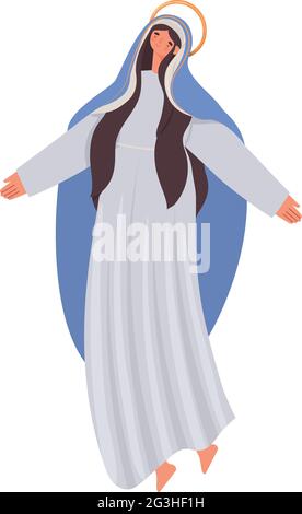 conception de la vierge marie Illustration de Vecteur