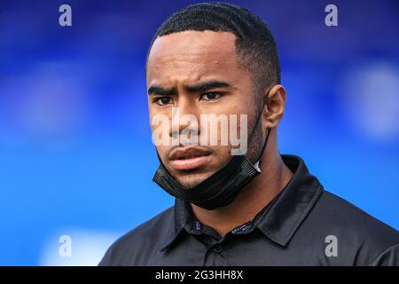 Wakefield, Royaume-Uni. 16 juin 2021. Jason Qareqare (33) de Castleford Tigers arrive au Mobile Rocket Stadium à Wakefield, au Royaume-Uni, le 6/16/2021. (Photo de Mark Cosgrove/News Images/Sipa USA) crédit: SIPA USA/Alay Live News Banque D'Images