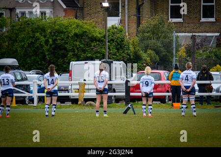 Acton, Londres, Angleterre 08 mai 2021. Allianz Premier 15s Round 18 match entre Wasps Ladies et Bristol Bears Women Banque D'Images