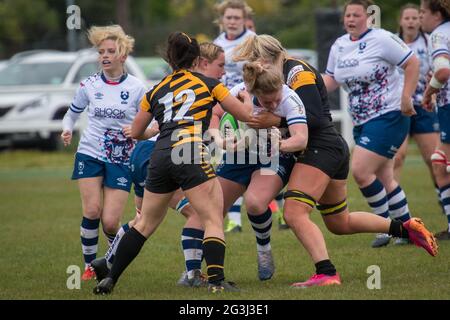 Acton, Londres, Angleterre 08 mai 2021. Allianz Premier 15s Round 18 match entre Wasps Ladies et Bristol Bears Women Banque D'Images