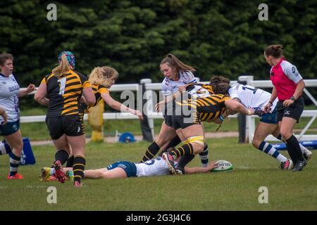 Acton, Londres, Angleterre 08 mai 2021. Allianz Premier 15s Round 18 match entre Wasps Ladies et Bristol Bears Women Banque D'Images