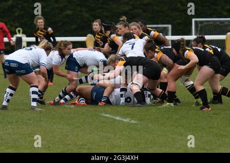 Acton, Londres, Angleterre 08 mai 2021. Allianz Premier 15s Round 18 match entre Wasps Ladies et Bristol Bears Women Banque D'Images