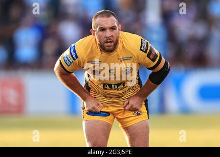 Daniel Smith (22) de Castleford Tigers pendant le match Banque D'Images