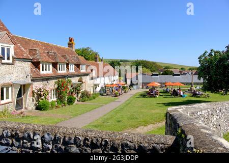 The Tiger Inn, East Dean, East Sussex, Royaume-Uni Banque D'Images