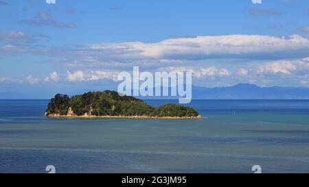 L'Île de pêcheurs, parc national Abel Tasman Banque D'Images