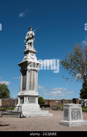 Kirriemuir War Memorial, Angus, Écosse. Banque D'Images