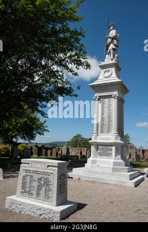 Kirriemuir War Memorial, Angus, Écosse. Banque D'Images