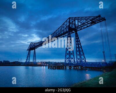 Pont de transport de Middlesbrough Banque D'Images